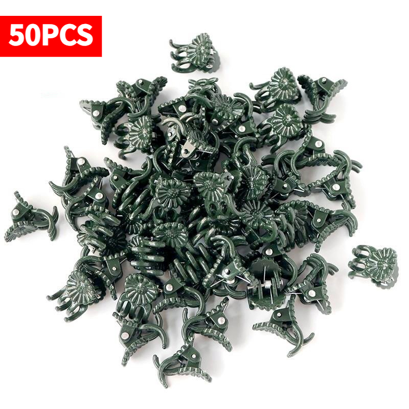 Gardening Tools Bundle - 50 Adet 5 Tırnaklı Koyu Yeşil