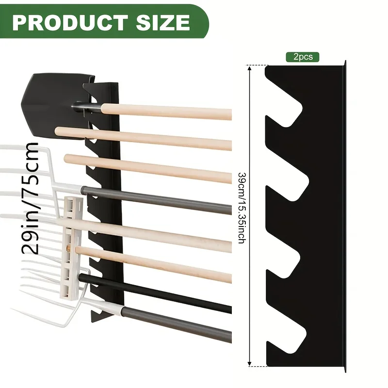 Gardening Tools Rack - Ağır Hizmet Tipi Metal Bahçe Alet