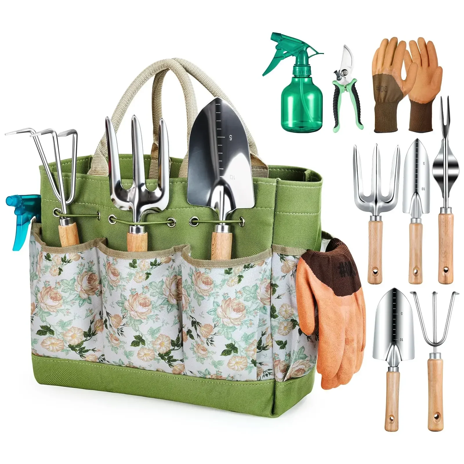 Gardening Tools For Women - Bahçe Aletleri 9 Parça Ağır Bahçe