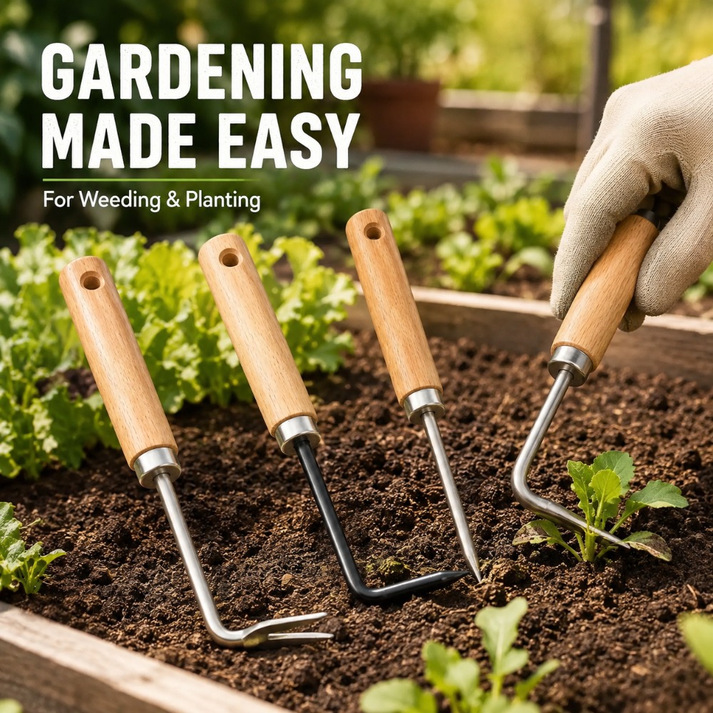 Gardening Hand Tools Yard - Kök Çıkarıcı Çapalama Aleti Çok Fonksiyonlu