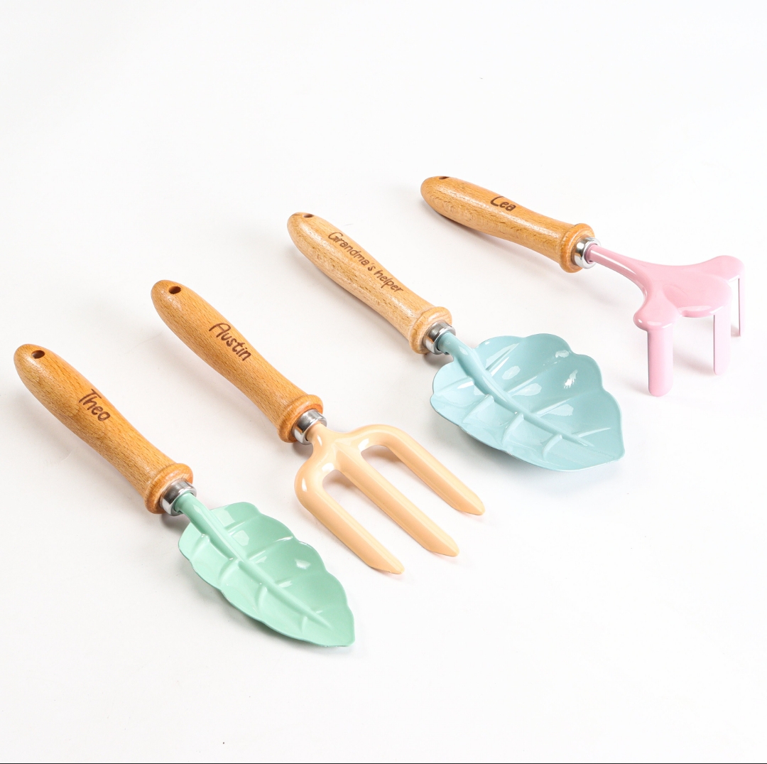 Gardening Tools Names For Kids - Kişiselleştirilmiş Çocuk Bahçe Aletleri Seti, Küçük