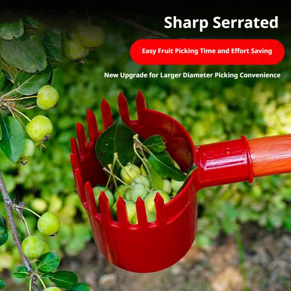 Gardening Tools Rack - Meyve Toplama Aleti Taşınabilir Sepet Başlıklı