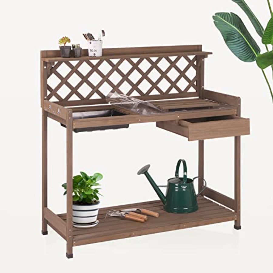 Gardening Tools Wooden - Bahçe Kullanımı İçin Dış Mekan Saksı