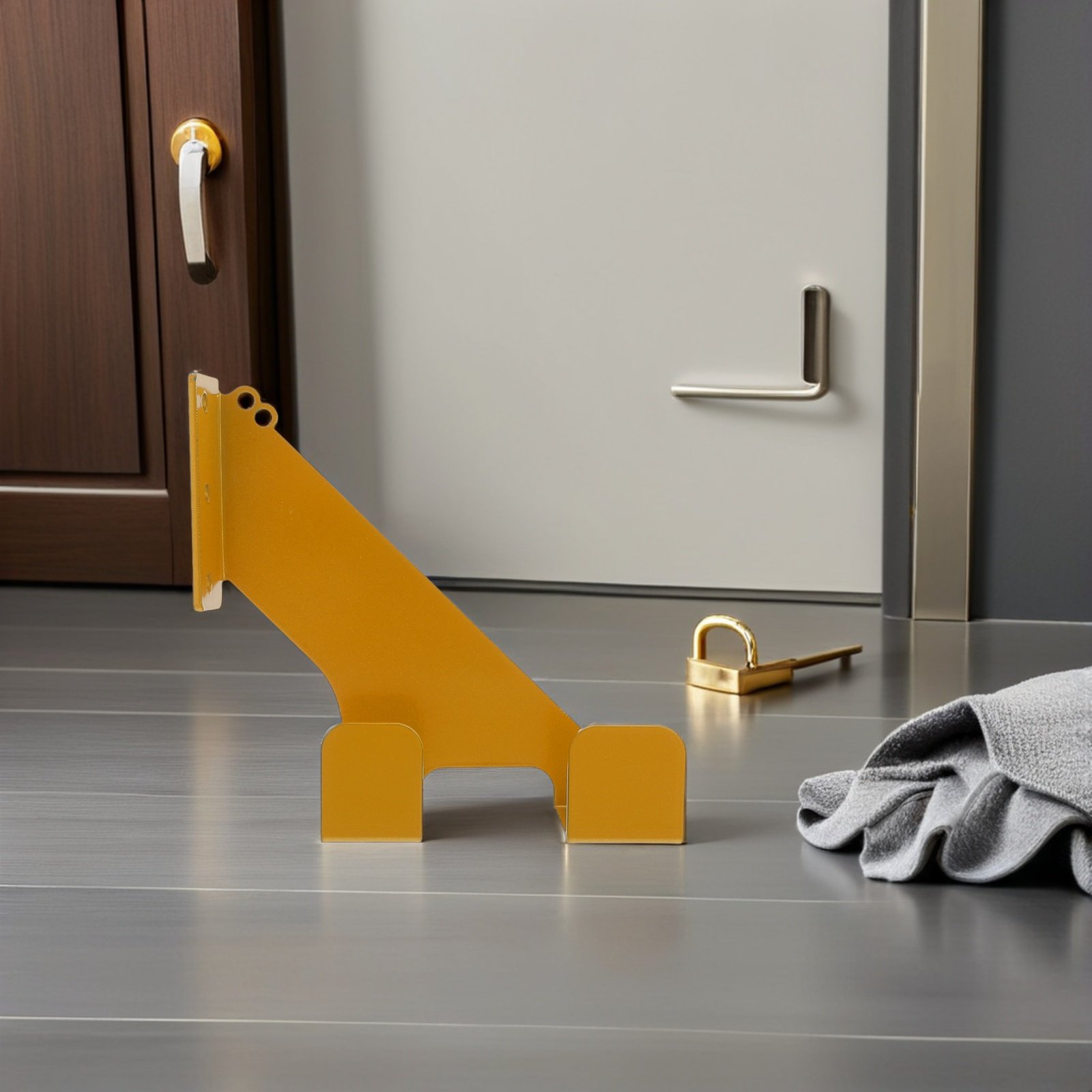 Gardening Tools Rack - 4 Adet Zincirli Testere Duvar Askısı