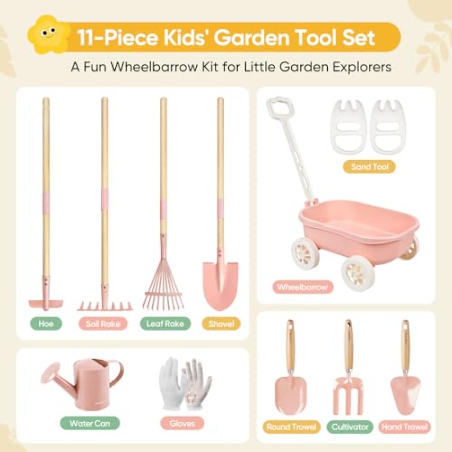 El Arabasıyla Bahçe Seti, 11 P - Gardening Tools Japan incelemesi ve fiyatı