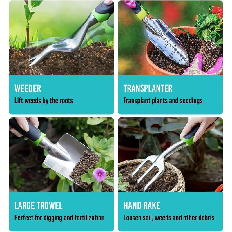 9 Parça Ergonomik Bahçe Alet S - Gardening Hand Tools Yard incelemesi ve fiyatı