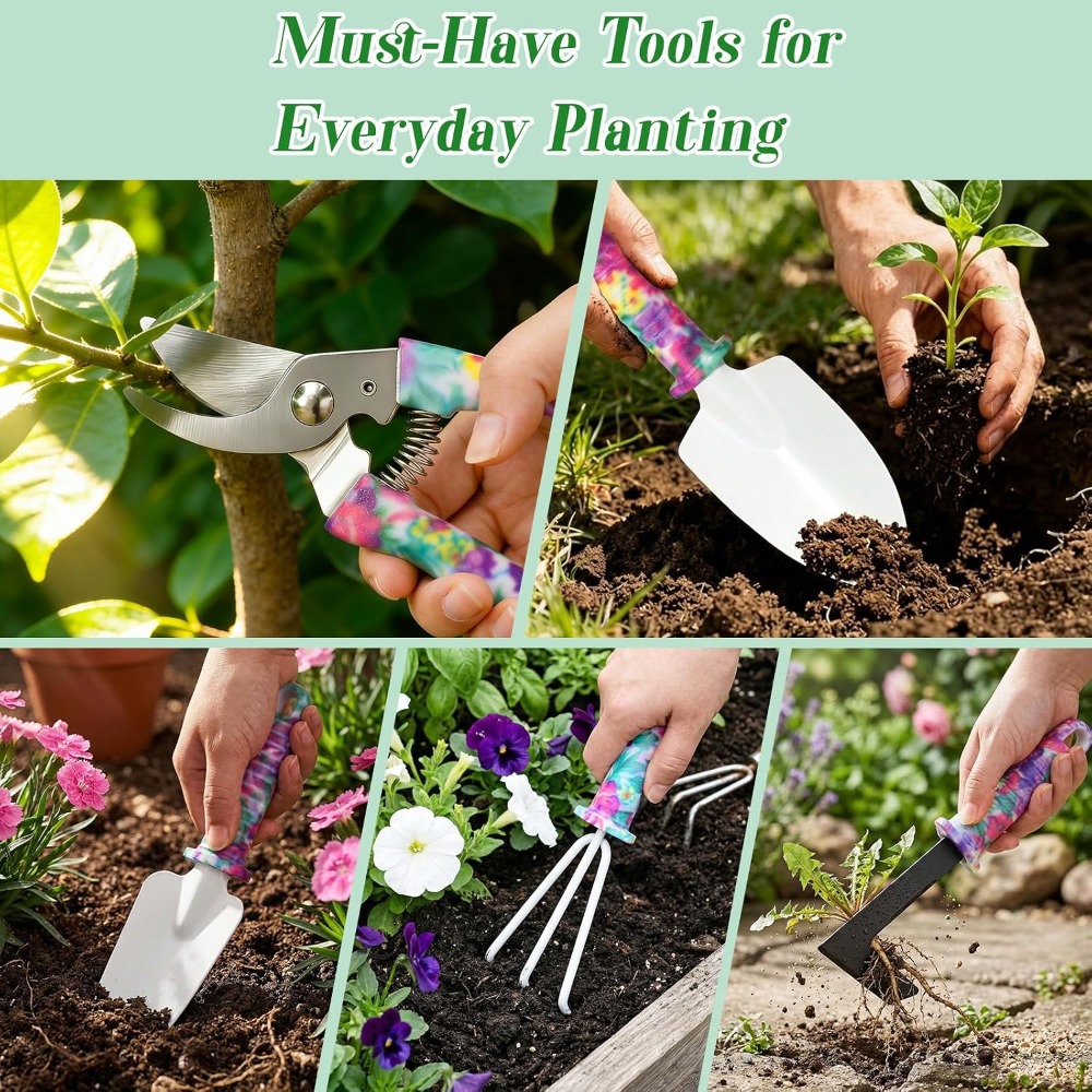10 Parçalı Çiçek Desenli Kılıf - Gardening Tools For Women incelemesi ve fiyatı