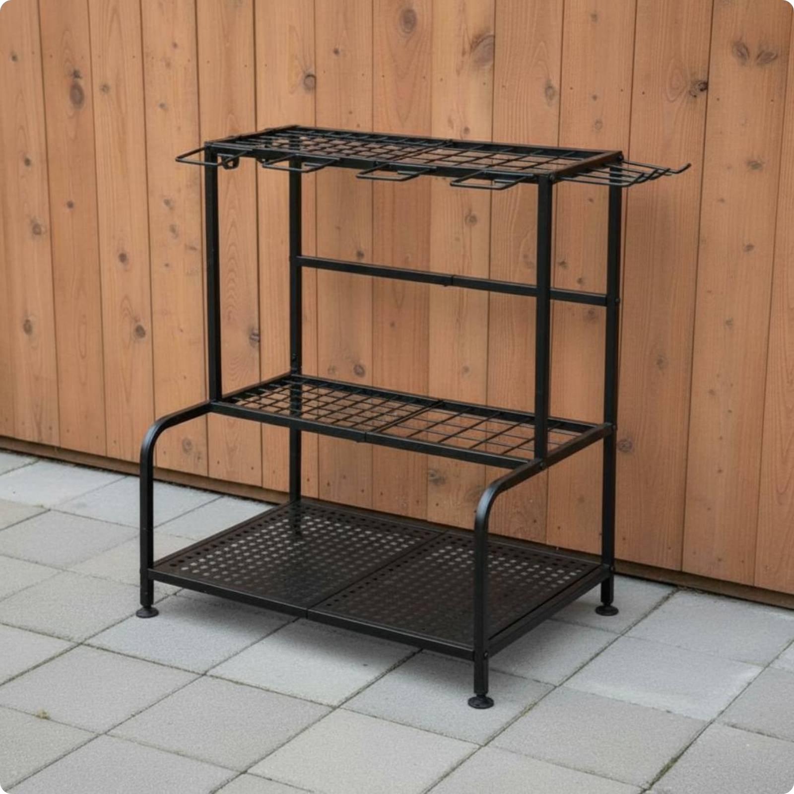 Metal Bahçe Alet Rafı Ayarlana - Gardening Tools Rack incelemesi ve fiyatı