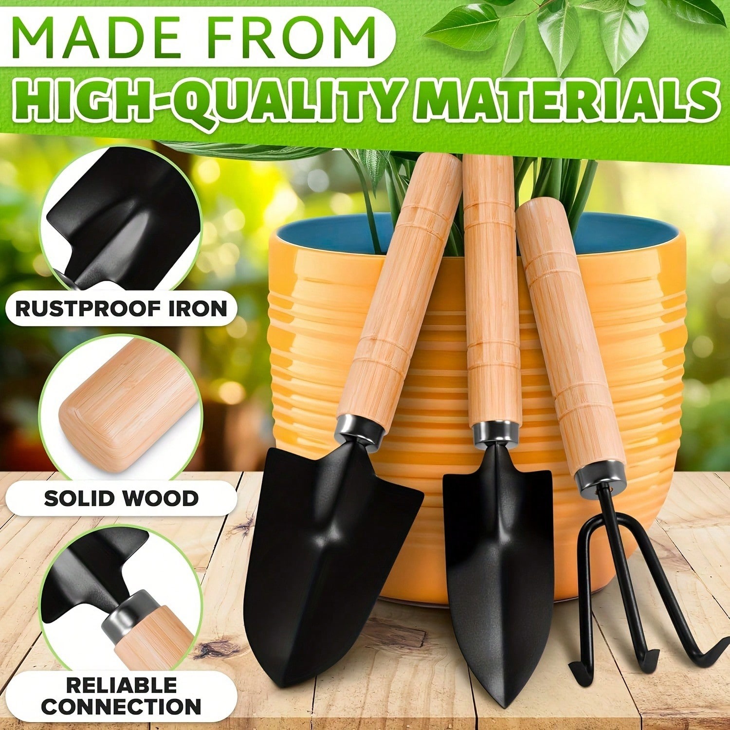3 adet/1 takım Mini bahçe alet - Gardening Tools Bundle incelemesi ve fiyatı
