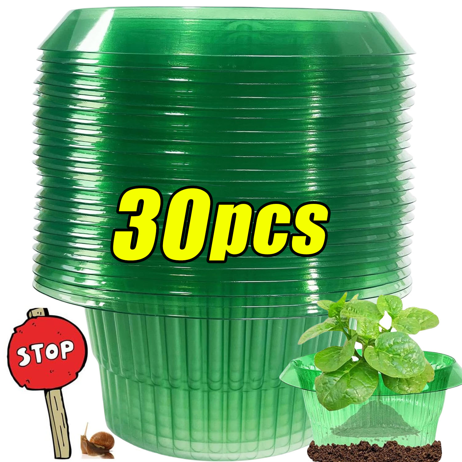 1/30 adet Bitkiler Sümüklüböce - Gardening Tools Green incelemesi ve fiyatı