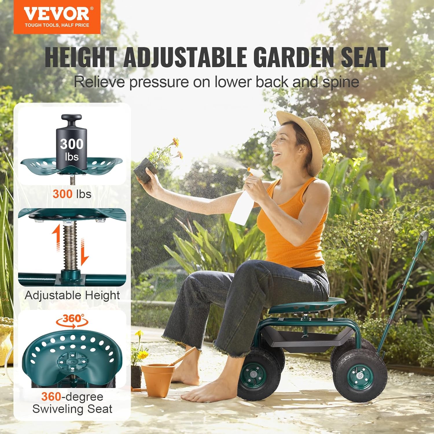 Tekerlekli Bahçe Arabası Çalış - Gardening Tools Green incelemesi ve fiyatı