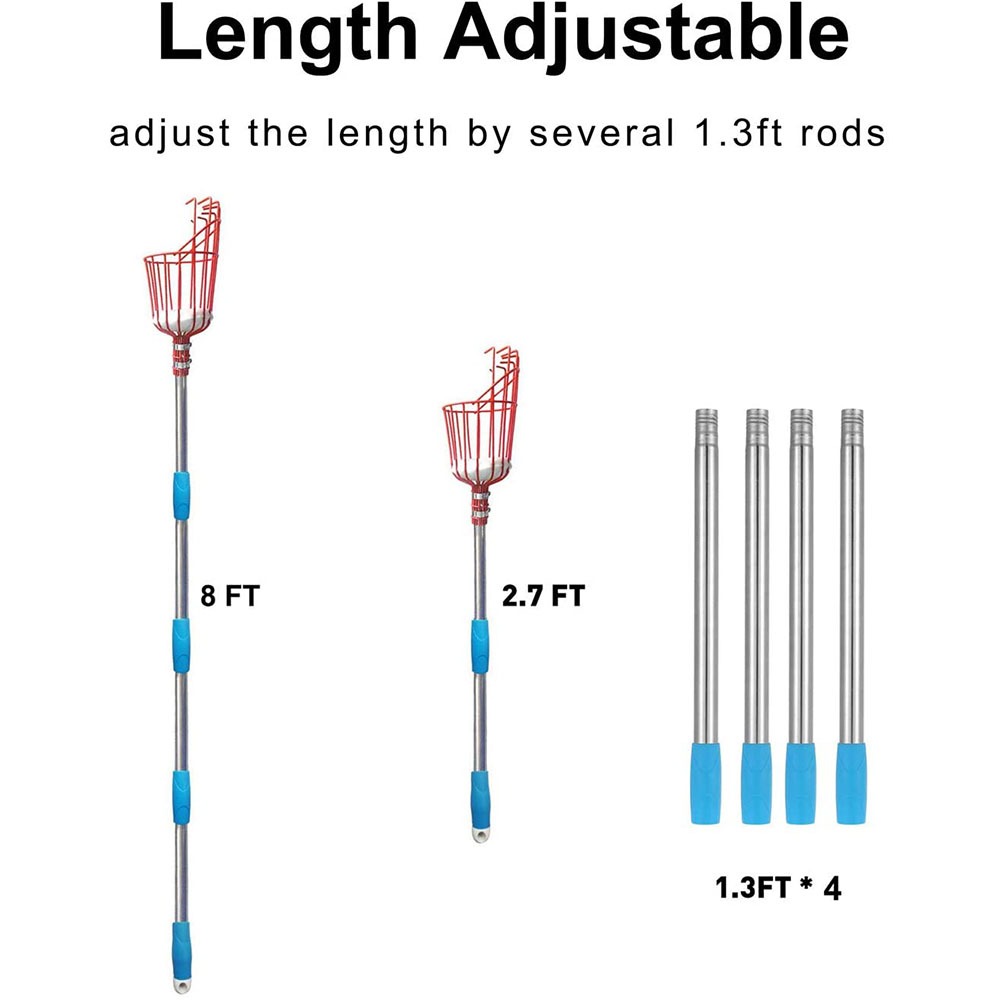 260cm Meyve Toplayıcı, Ayarlan - Gardening Tools Rack incelemesi ve fiyatı